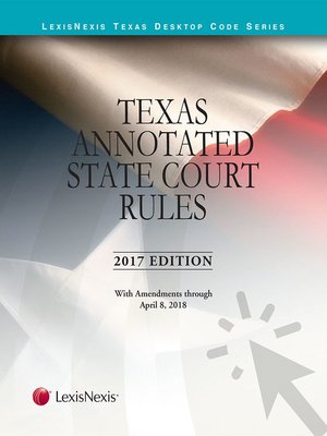 cover image of Texas Annotated Court Rules